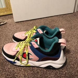 Colorful champion sneakers